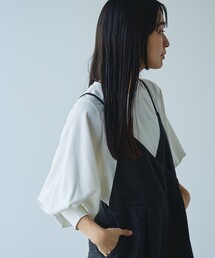 イージージョーゼットボリュームスリーブプルオーバー