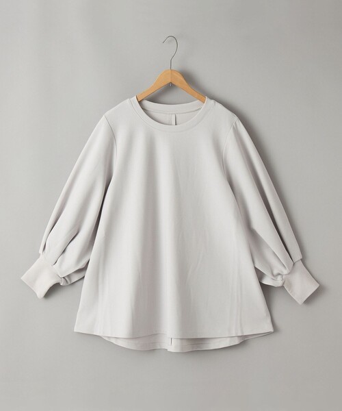 RONEL(ロネル)の「イージージョーゼットボリュームスリーブプルオーバー(Tシャツ/カットソー・レディース・ネイビー/ライトグレー/オフホワイト/ブラック・S/M/L)」の3枚目の写真