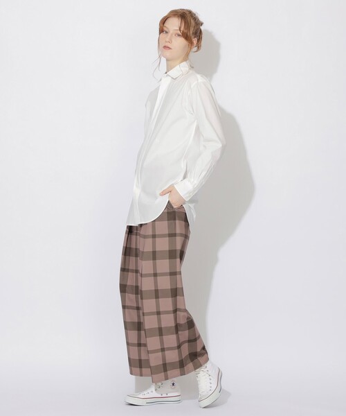 CB CRESTBRIDGE(シービークレストブリッジ)の「タックカラーセミロングシャツ(シャツ/ブラウス・メンズ・オフホワイト/ブルー系その他4・1/3/2)」の5枚目の写真