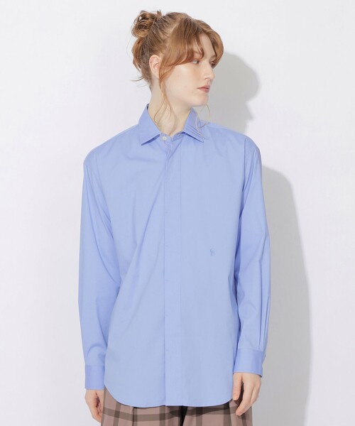 CB CRESTBRIDGE(シービークレストブリッジ)の「タックカラーセミロングシャツ(シャツ/ブラウス・メンズ・オフホワイト/ブルー系その他4・1/3/2)」の11枚目の写真