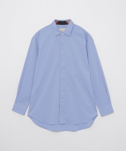 CB CRESTBRIDGE(シービークレストブリッジ)の「タックカラーセミロングシャツ(シャツ/ブラウス・メンズ・オフホワイト/ブルー系その他4・1/3/2)」の18枚目の写真