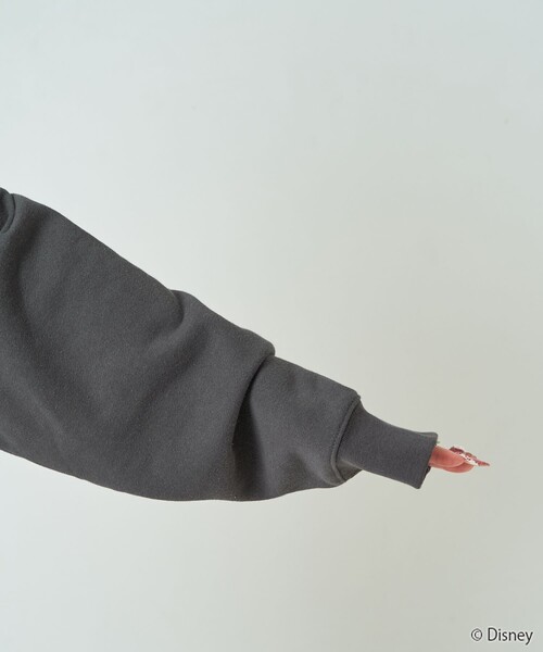 FREAK'S STORE（フリークスストア）の「限定展開　別注/Mickey Mouse/ミッキーマウス　フロントプリントスウェット（スウェット・レディース・ベージュ/ネイビー/イエロー/ナチュラル/スミクロ・ﾌﾘ-）」の14枚目の写真