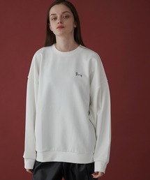 LUCY | LUCY/【24年秋冬新作】AIRFUNCTIONワンポイントプルオーバー(スウェット)