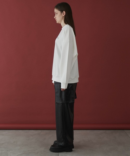 LUCY（ルーシー）の「LUCY/AIRFUNCTIONワンポイントプルオーバー（スウェット・メンズ・ダークグレー/ホワイト・MEDIUM/LARGE）」の19枚目の写真