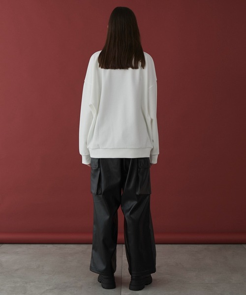 LUCY（ルーシー）の「LUCY/AIRFUNCTIONワンポイントプルオーバー（スウェット・メンズ・ダークグレー/ホワイト・MEDIUM/LARGE）」の20枚目の写真