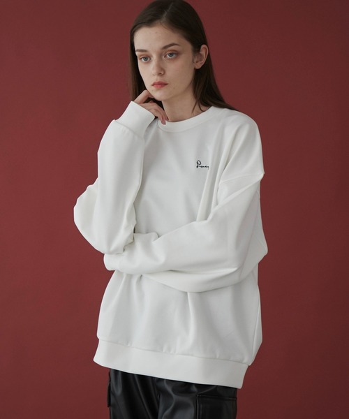 LUCY（ルーシー）の「LUCY/AIRFUNCTIONワンポイントプルオーバー（スウェット・メンズ・ダークグレー/ホワイト・MEDIUM/LARGE）」の10枚目の写真