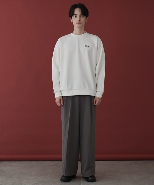 LUCY（ルーシー）の「LUCY/AIRFUNCTIONワンポイントプルオーバー（スウェット・メンズ・ダークグレー/ホワイト・MEDIUM/LARGE）」の15枚目の写真