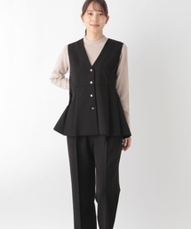 GLOBAL WORK | ペプラムジレ＊パンツSET/137549(パンツドレス)