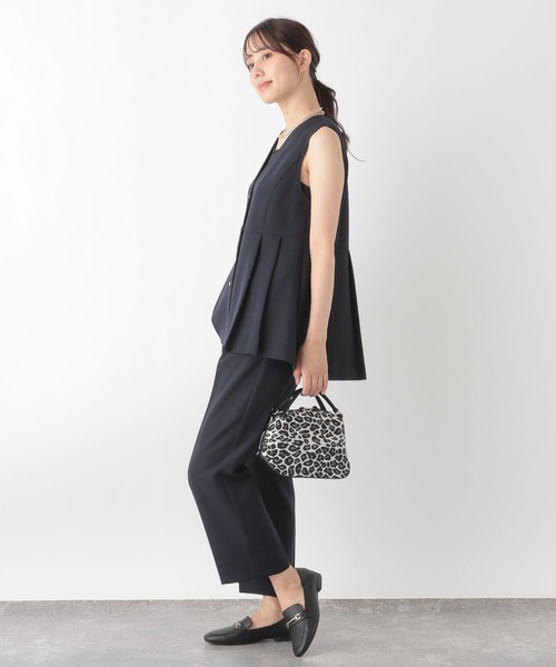 GLOBAL WORK（グローバルワーク）の「ペプラムジレ＊パンツSET/137549（パンツドレス・レディース・ブラック/ネイビー・LARGE/MEDIUM）」の8枚目の写真