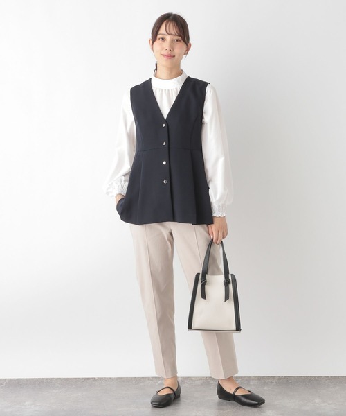 GLOBAL WORK（グローバルワーク）の「ペプラムジレ＊パンツSET/137549（パンツドレス・レディース・ブラック/ネイビー・LARGE/MEDIUM）」の12枚目の写真
