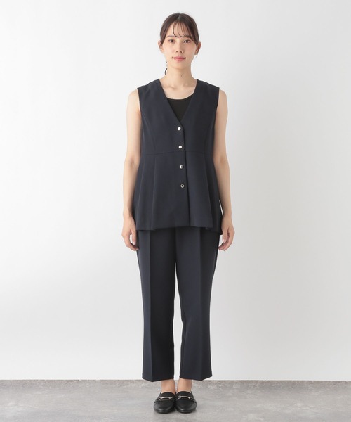 GLOBAL WORK（グローバルワーク）の「ペプラムジレ＊パンツSET/137549（パンツドレス・レディース・ブラック/ネイビー・LARGE/MEDIUM）」の17枚目の写真