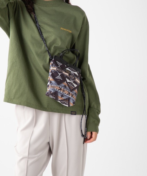 PENDLETON（ペンドルトン）の「ショルダーポウチ（ボディバッグ/ウエストポーチ・メンズ・ネイビー/ブラック系その他/オフホワイト・FREE）」の5枚目の写真