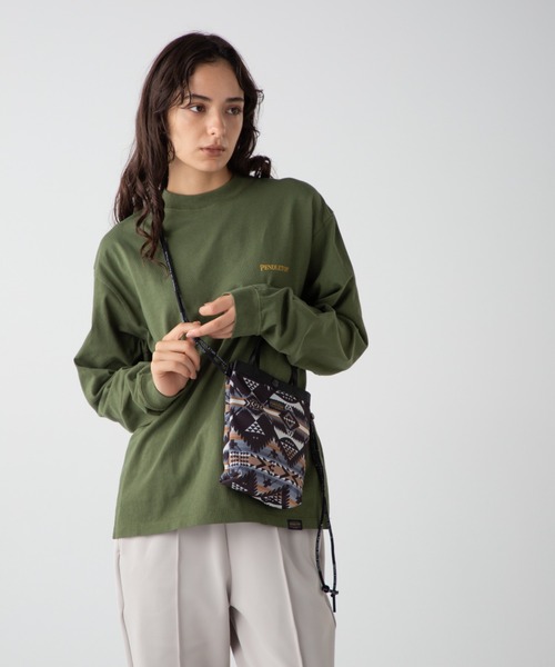 PENDLETON（ペンドルトン）の「ショルダーポウチ（ボディバッグ/ウエストポーチ・メンズ・ネイビー/ブラック系その他/オフホワイト・FREE）」の7枚目の写真