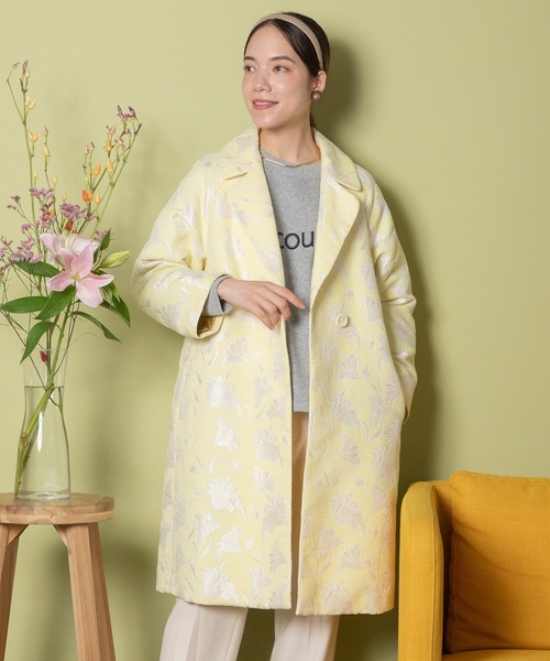 RESPEC（リスペック）の「ボタニカルフラワージャガードコート