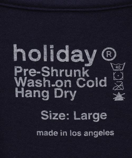 PULP/417EDIFICE(パルプフォーワンセブンエディフィス)の「【HOLIDAY / ホリデー】HOLISOL TEE(Tシャツ/カットソー・メンズ・ネイビー・SMALL/MEDIUM/LARGE)」の13枚目の写真