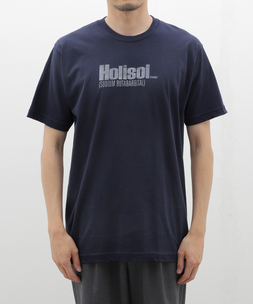 PULP/417EDIFICE(パルプフォーワンセブンエディフィス)の「【HOLIDAY / ホリデー】HOLISOL TEE(Tシャツ/カットソー・メンズ・ネイビー・SMALL/MEDIUM/LARGE)」の10枚目の写真