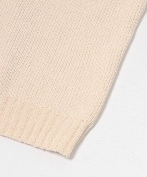 ITEMS URBANRESEARCH（アイテムズ アーバンリサーチ）の「モール クルーネック ニット（ニット/セーター・メンズ・ブラック/ベージュ/アイボリー/チャコールグレー・MEDIUM/LARGE）」の9枚目の写真