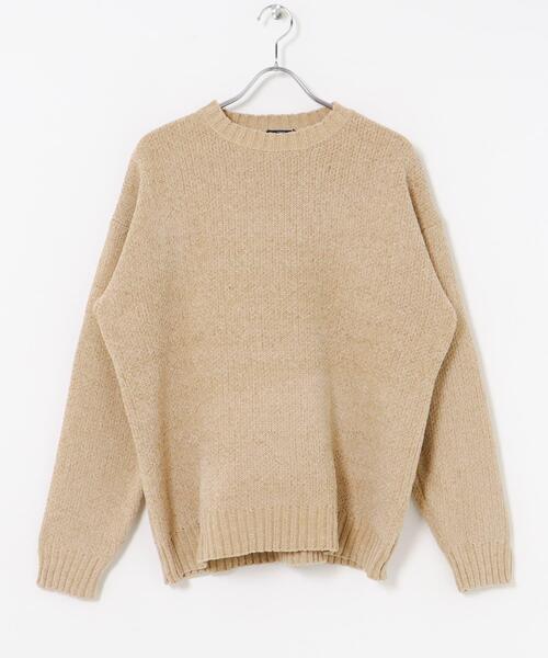 ITEMS URBANRESEARCH（アイテムズ アーバンリサーチ）の「モール クルーネック ニット（ニット/セーター・メンズ・ブラック/ベージュ/アイボリー/チャコールグレー・MEDIUM/LARGE）」の16枚目の写真