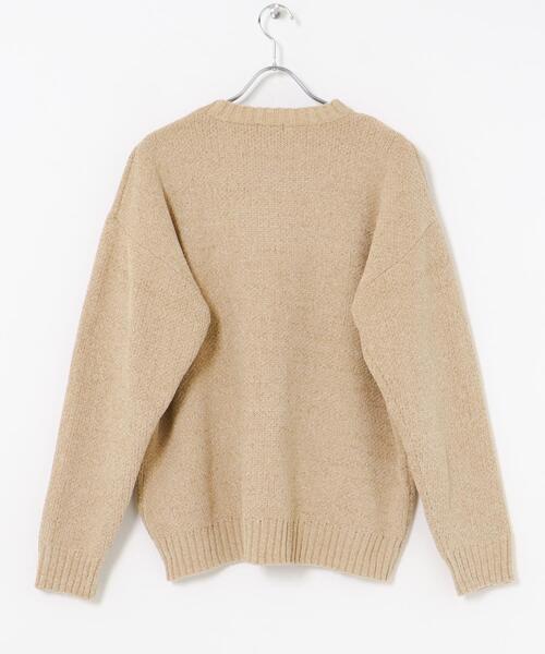 ITEMS URBANRESEARCH（アイテムズ アーバンリサーチ）の「モール クルーネック ニット（ニット/セーター・メンズ・ブラック/ベージュ/アイボリー/チャコールグレー・MEDIUM/LARGE）」の18枚目の写真