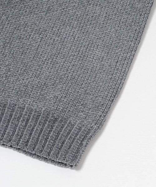 ITEMS URBANRESEARCH（アイテムズ アーバンリサーチ）の「モール クルーネック ニット（ニット/セーター・メンズ・ブラック/ベージュ/アイボリー/チャコールグレー・MEDIUM/LARGE）」の5枚目の写真