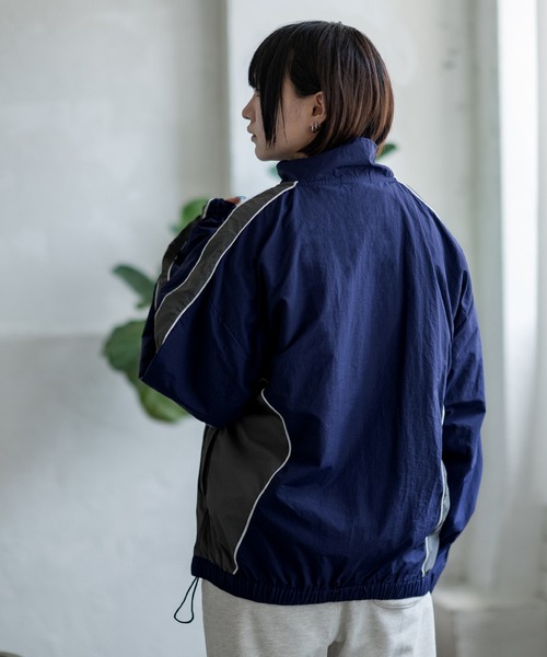 improves（インプローブス）の「ゲームユニフォーム ナイロンジャケット（ブルゾン・メンズ・ホワイト/ネイビー/チャコール/ブラック・MEDIUM/LARGE）」の19枚目の写真