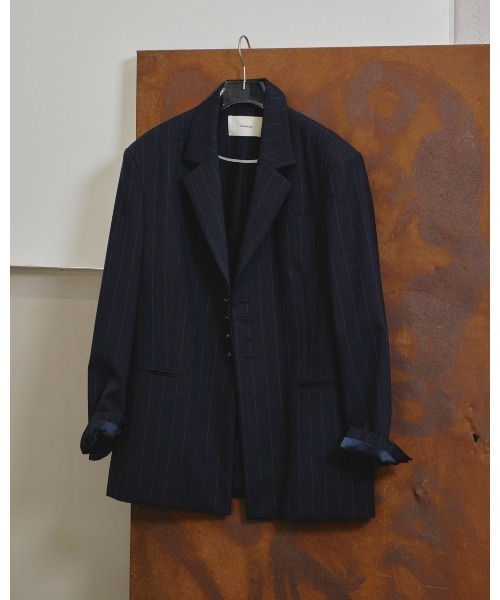 Stripe Over Jacket（テーラードジャケット）｜TODAYFUL