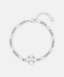 METROCITY（メトロシティ）の「【メトロシティ】Mベーシッククローバースターリングシルバーブレスレット ロゴ（ブレスレット）」