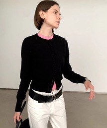 【LONSLAN】メニーボタンコンパクトカーディガン sanwl24a022