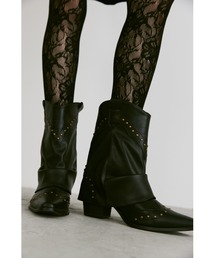 un/neu | スタッズカバーミドルブーツ(ブーツ)