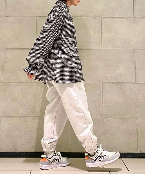 ジャーナルスタンダード ラックス 25AW シャーリングチェックシャツ ブラウス JOURNAL STANDARD - ジャーナルスタンダード ラックス 25AW