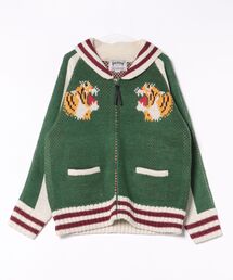HOUSTON(ヒューストン)のHOUSTON(ヒューストン)COWCHIN SWETER/カウチンセーター レディース メンズ ユニセックス/ニットブルゾン/ニットスタジャン(カーディガン/ボレロ)
