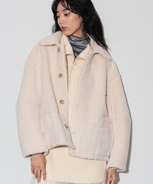 GALLEST | 【ルミネ新宿&WEB限定】リバーシブルムートン調ブルゾン(ブルゾン)