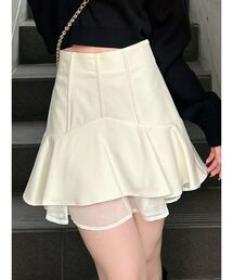 ラッフルミニスカート
