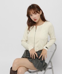 3.3 Field Trip／キリカエ ジップカーディガン