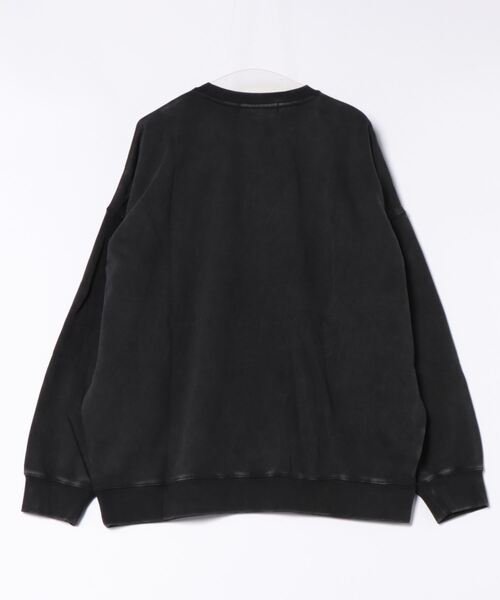 UNIIT(ユニット)の「【UNIIT/ユニット】パウダーブリーチ加工 裏起毛ビッグスウェット クルーネック ユニセックス(スウェット・メンズ・ブラック/ネイビー/カーキ・MEDIUM/LARGE/X-LARGE)」の12枚目の写真