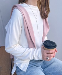[ 選べるサイズ M/L/XL ] コットンブレンドあったかロンT