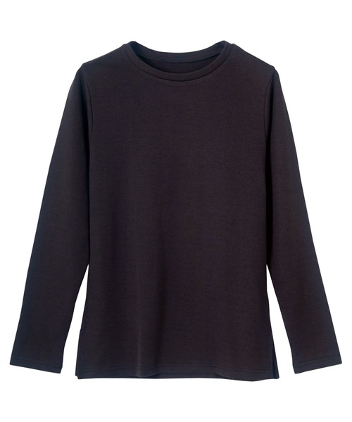 KOBE LETTUCE（コウベレタス）の「[ 選べるサイズ M/L/XL ] コットンブレンドあったかロンT（Tシャツ/カットソー・レディース・ホワイト/ボルドー/ブラック/アイボリー系・L/M/XL）」の15枚目の写真