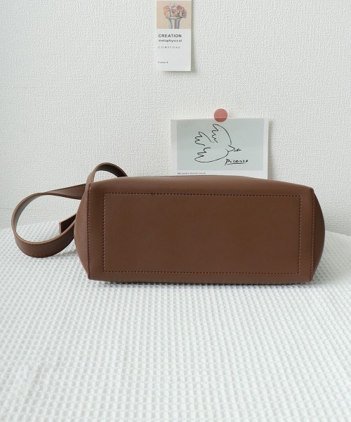 Miniministore(ミニミニストア)の「トートバッグ PUレザー 仕切り 韓国風(トートバッグ・レディース・アイボリー/ブラック/キャメル/ブラウン・FREE)」の22枚目の写真