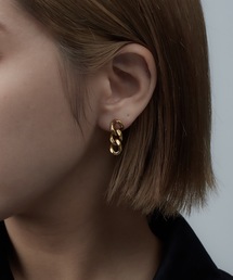 【AKEL】アケル/ チェーンピアス(両耳セット)/金属アレルギー対応ピアス(サージカルステンレス)