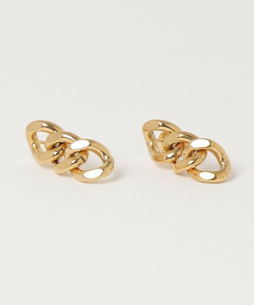 AKEL(アケル)の「【AKEL】アケル/ チェーンピアス(両耳セット)/金属アレルギー対応ピアス(サージカルステンレス)(ピアス(両耳用)・レディース・ゴールド/シルバー・FREE)」の5枚目の写真