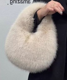 Coo+i（クーイ）の「アニマルファー ハンドバッグ（ハンドバッグ）」