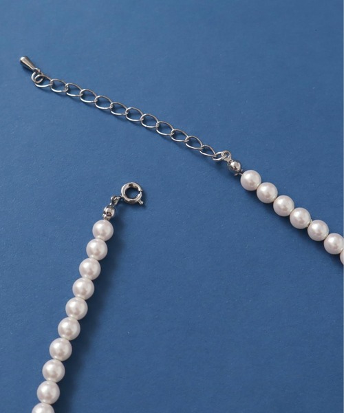 I am I in fact...（アイアムアイインファクト）の「RIBBON DINO パールネックレス（ネックレス・レディース・ホワイト・FREE）」の8枚目の写真