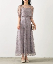 SETUP7（セットアップセブン）の「【metoi】エンブロイダリーボレロセットドレス 結婚式 二次会 パーティー フォーマル オケージョン（ドレス）」