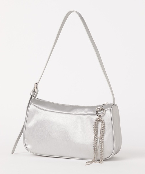 LOWRYS FARM（ローリーズファーム）の「チャームツキミニトートＢＡＧ 284096（トートバッグ・レディース・グリーン/ブラック/シルバー・FREE）」の19枚目の写真