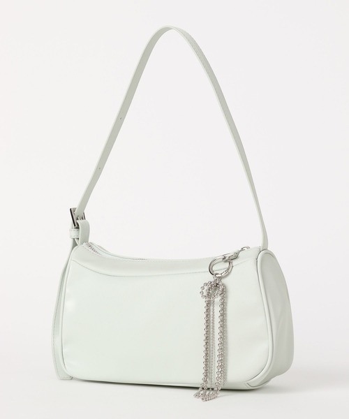 LOWRYS FARM（ローリーズファーム）の「チャームツキミニトートＢＡＧ 284096（トートバッグ・レディース・グリーン/ブラック/シルバー・FREE）」の21枚目の写真