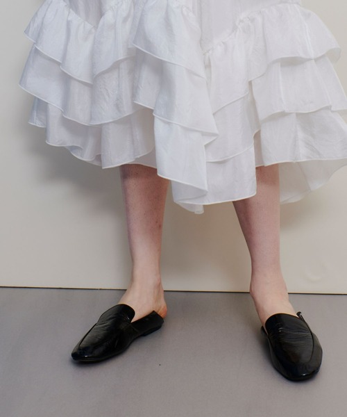 allureville(アルアバイル)の「SLIPPER FLAT(スリッポン・レディース・ホワイト/ブラック・22.5/24.5/23.5)」の21枚目の写真