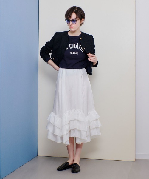 allureville(アルアバイル)の「SLIPPER FLAT(スリッポン・レディース・ホワイト/ブラック・22.5/24.5/23.5)」の22枚目の写真