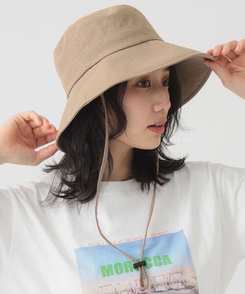 B:MING by BEAMS(ビーミングバイビームス)の「キャペリン ハット(ハット・レディース・ナチュラル/ブラック/ブラウン系その他4・ONE SIZE)」の3枚目の写真