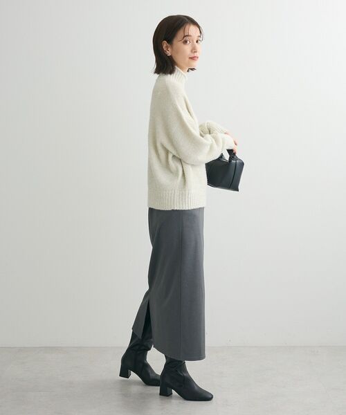 Petit fleur（プチフルール）の「・Petit Fleur ラメタートルニット（ニット/セーター・レディース・ピンク/ブラック/アイボリー・FREE）」の14枚目の写真