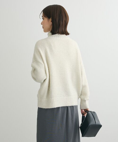 Petit fleur（プチフルール）の「・Petit Fleur ラメタートルニット（ニット/セーター・レディース・ピンク/ブラック/アイボリー・FREE）」の17枚目の写真